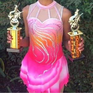 Girls size 12 ice skating dress